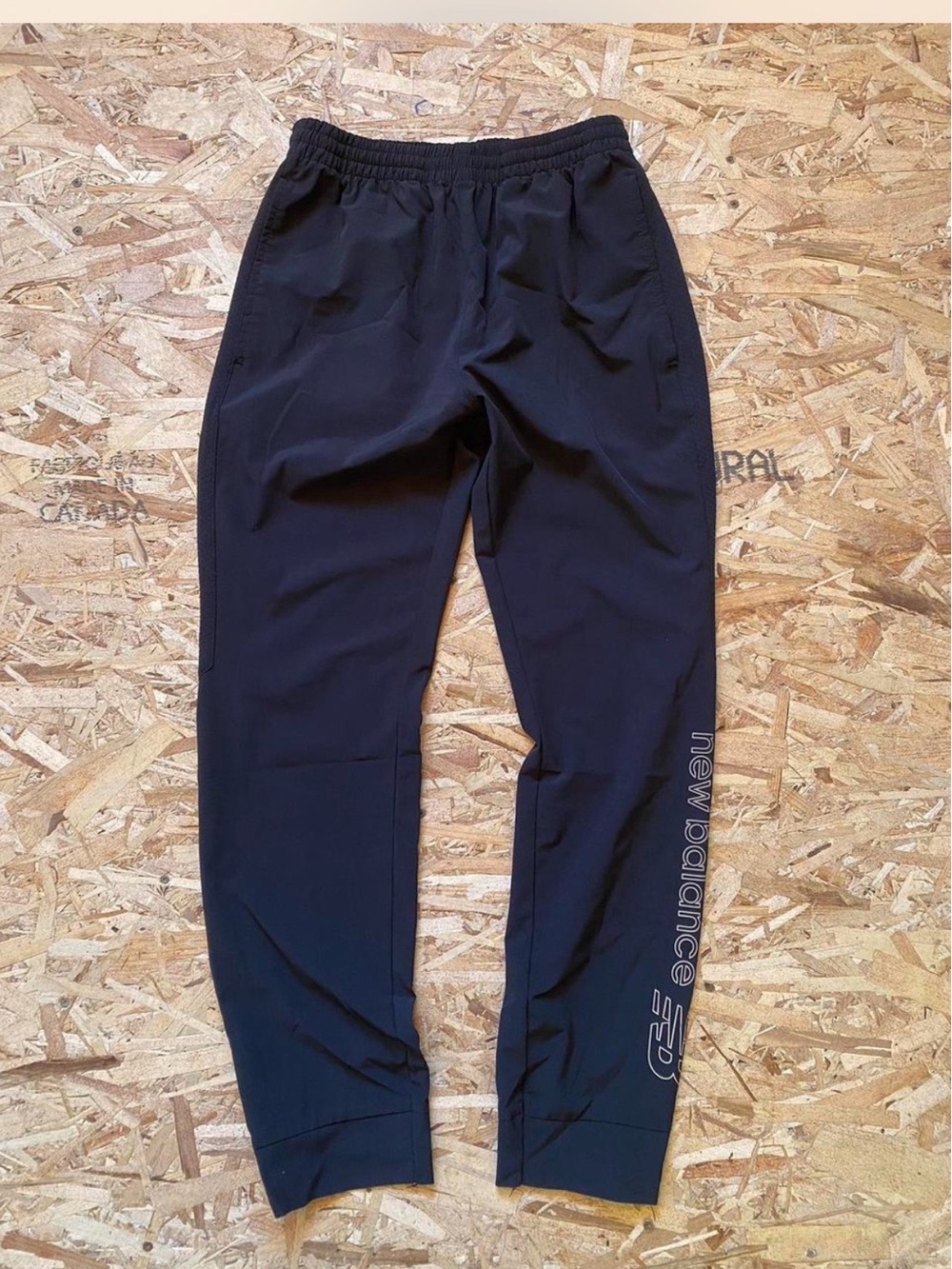 New Balance Black Performance Joggers with Side Logo